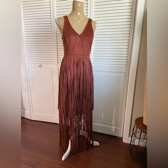 Idyllwind Women's Wild Nights Fringe Dress - Picture 5 of 8